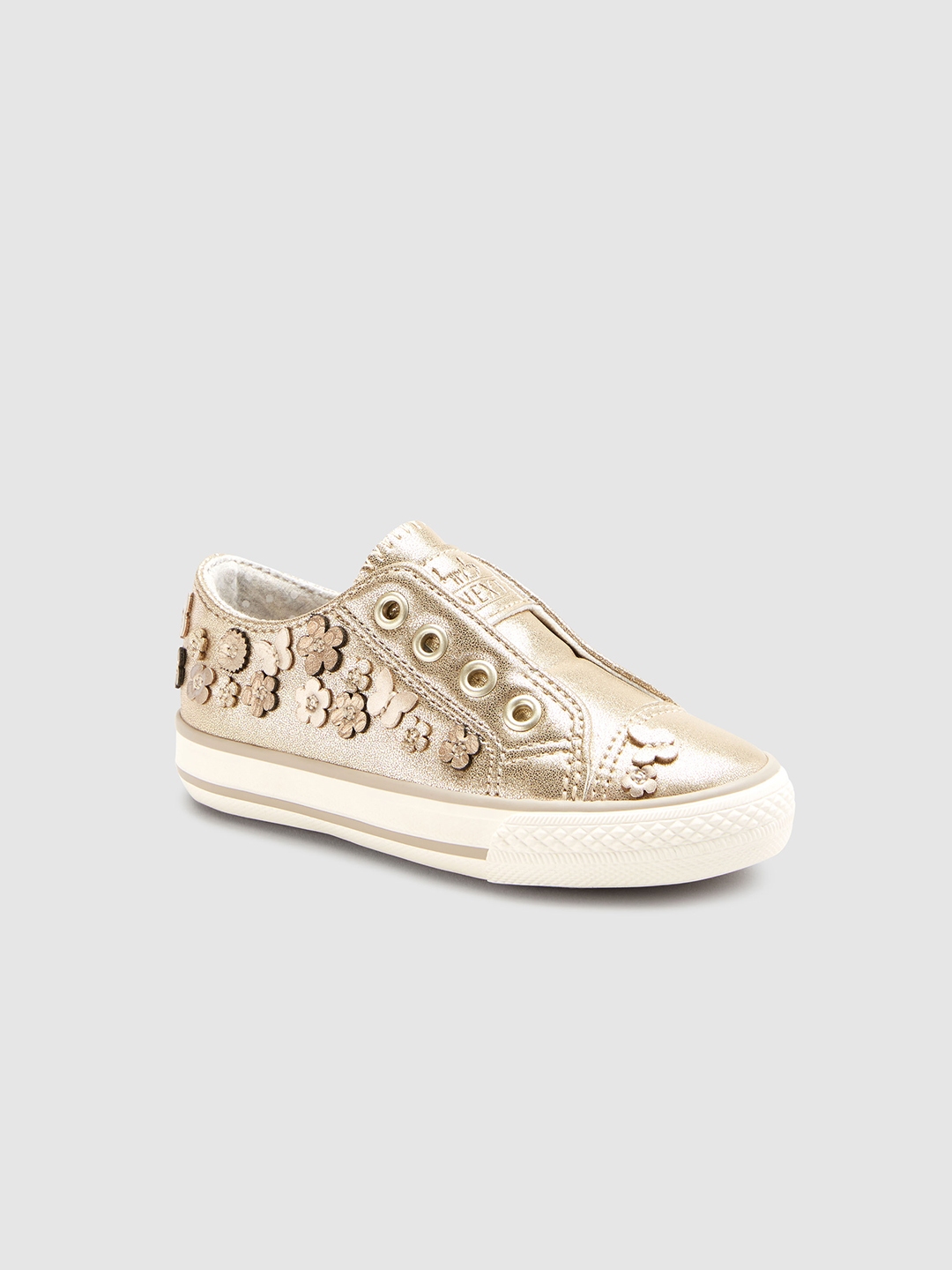 girls laceless sneakers