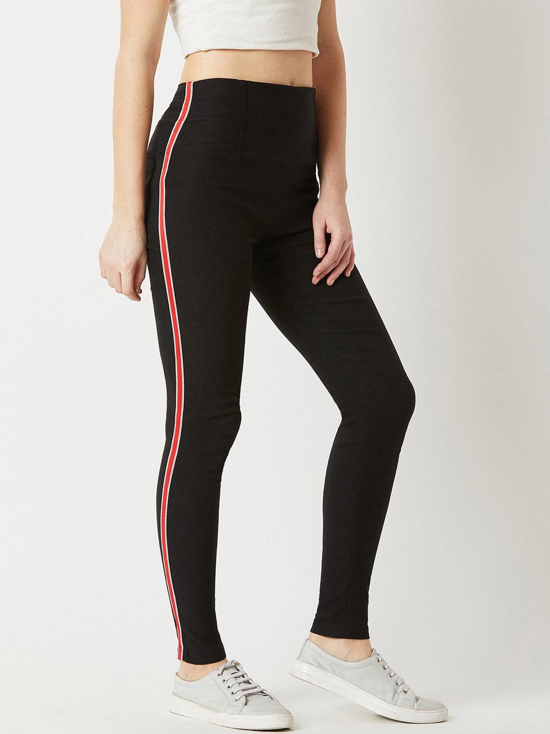 Miss Chase Women Black Denim Slim Fit Jeggings