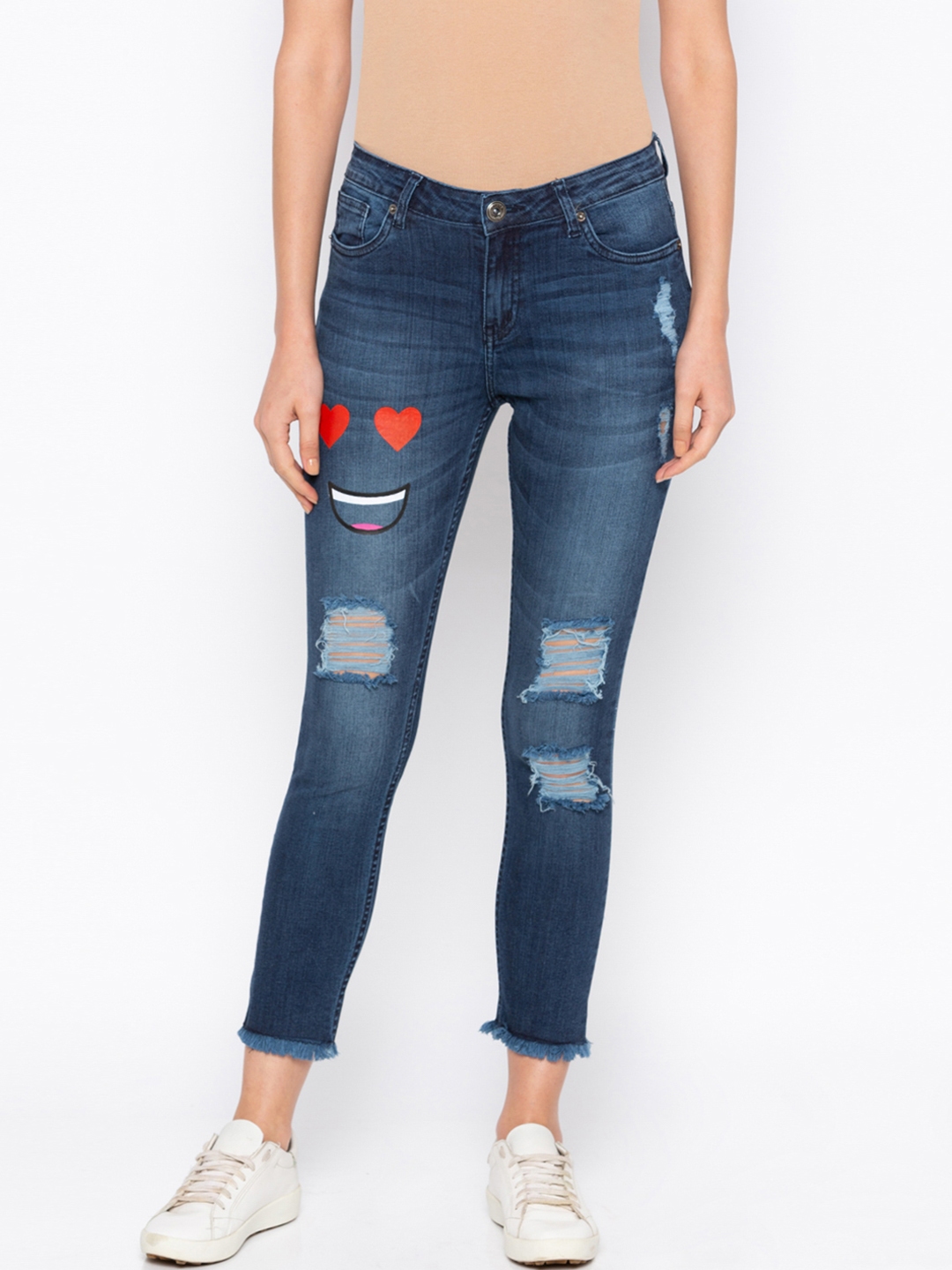 myntra high waist jeans