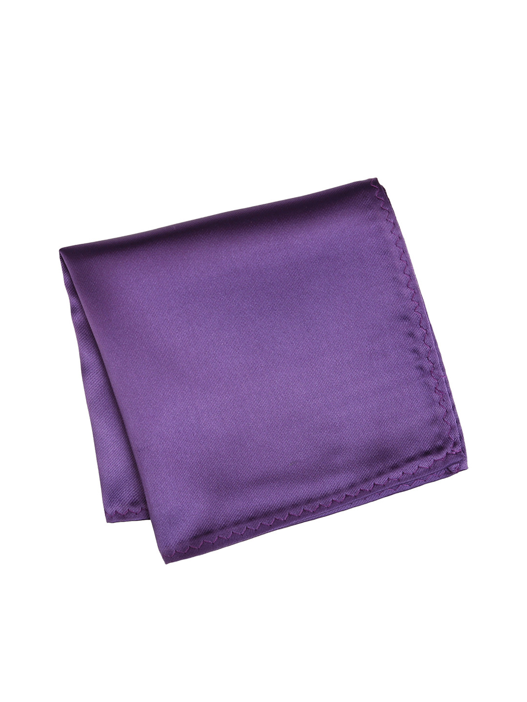 Peter England Men Purple Solid Pocket Square