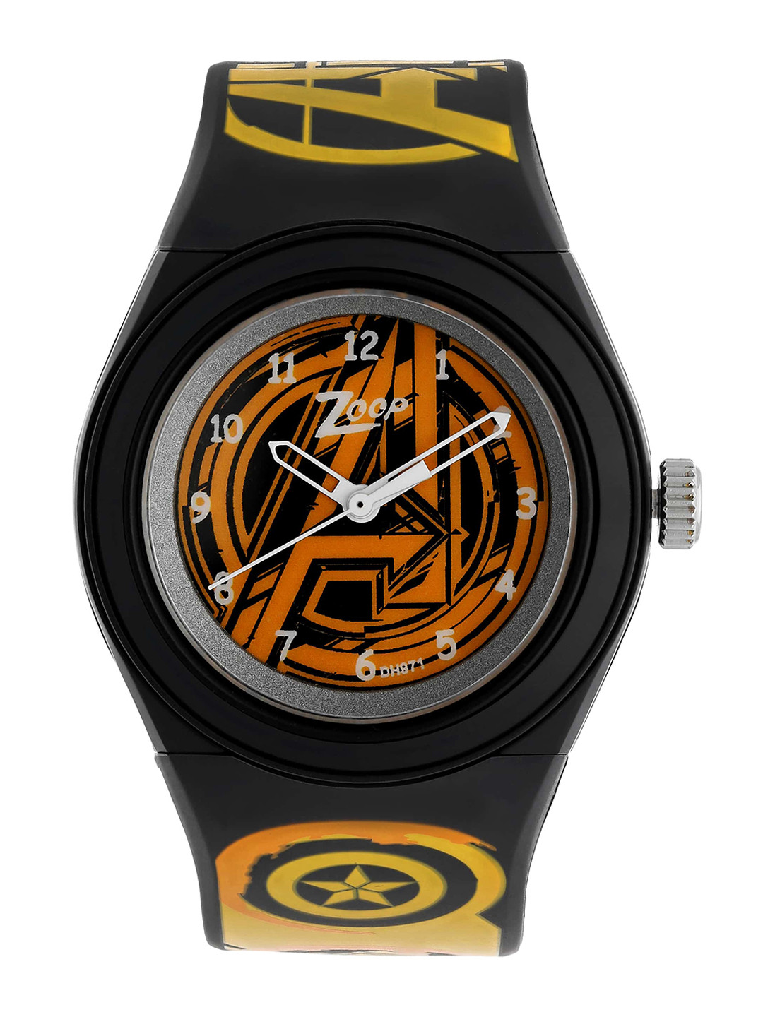 ZOOP from TITAN Disney Avengers Kids-Unisex Orange Analogue watch C4048PP24