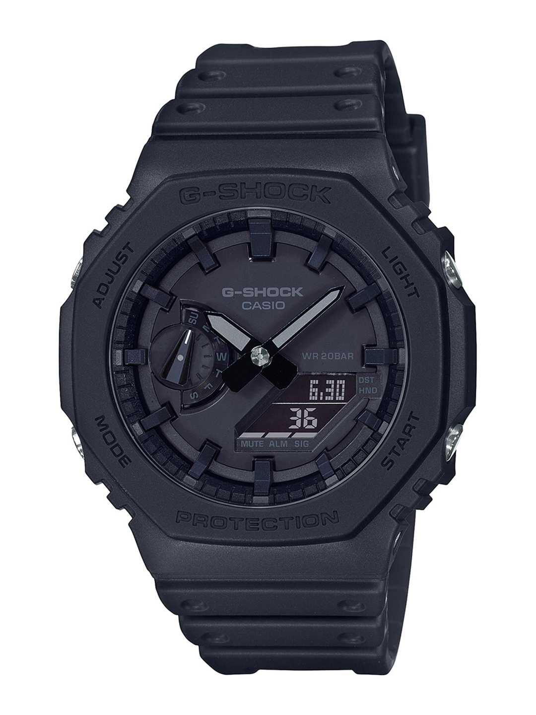 Buy CASIO Men G Shock GA 2100 1A1DR Black Analog Digital Dial Black Resin Strap Watch G987 Watches for Men 10761810 Myntra