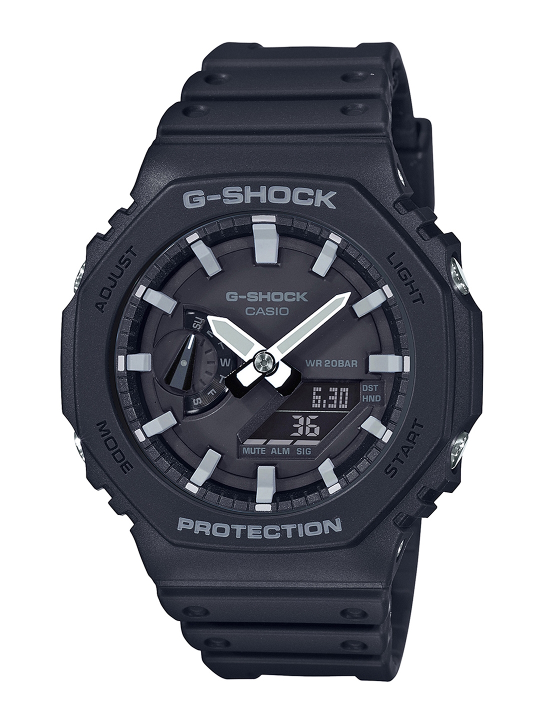 Buy CASIO Men G Shock GA 2100 1ADR Black Analog Digital Dial Black Resin Strap Watch G986 Watches for Men 10761890 Myntra