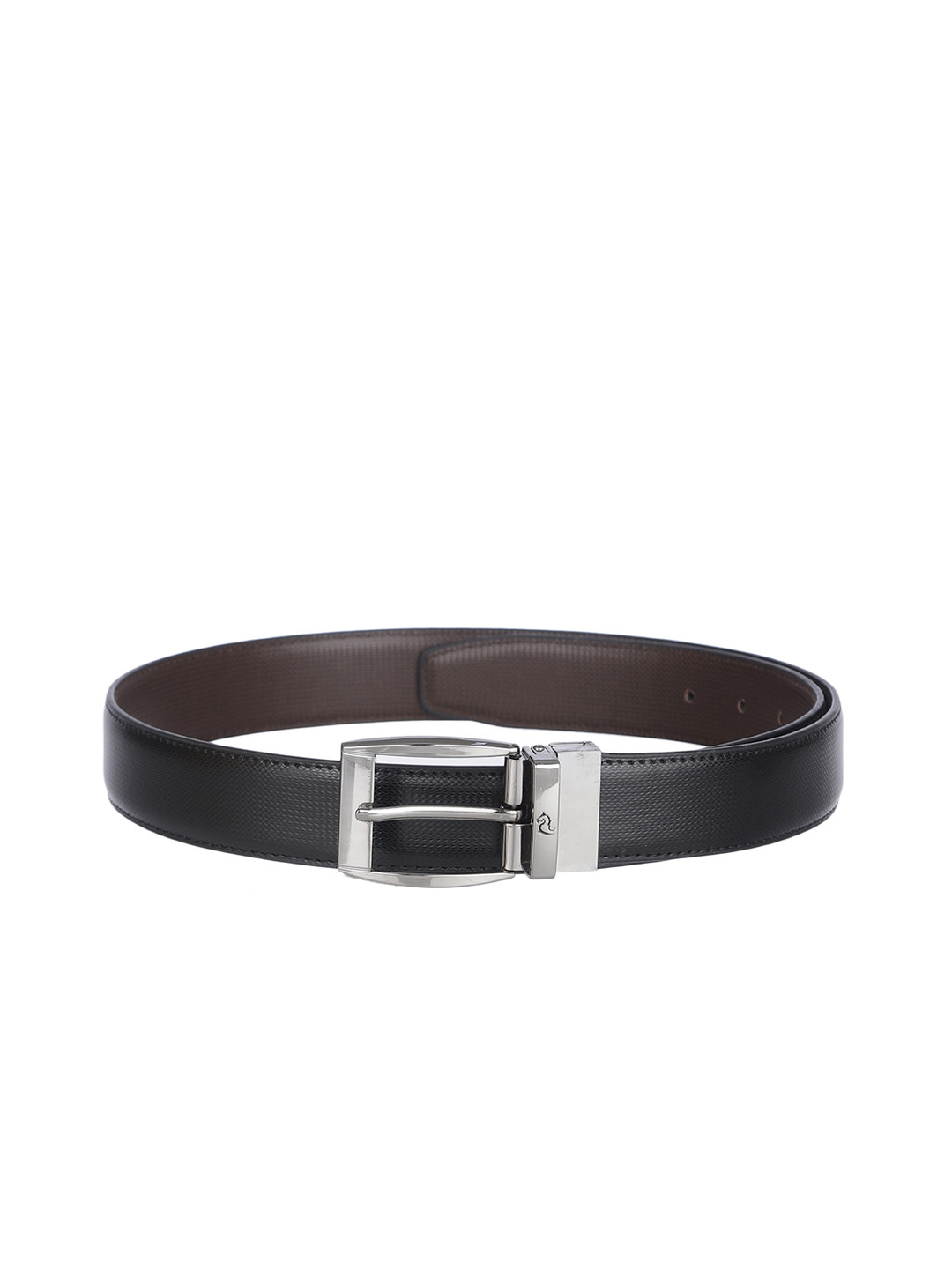 Kara Men Textured Reversible Leather Belt
