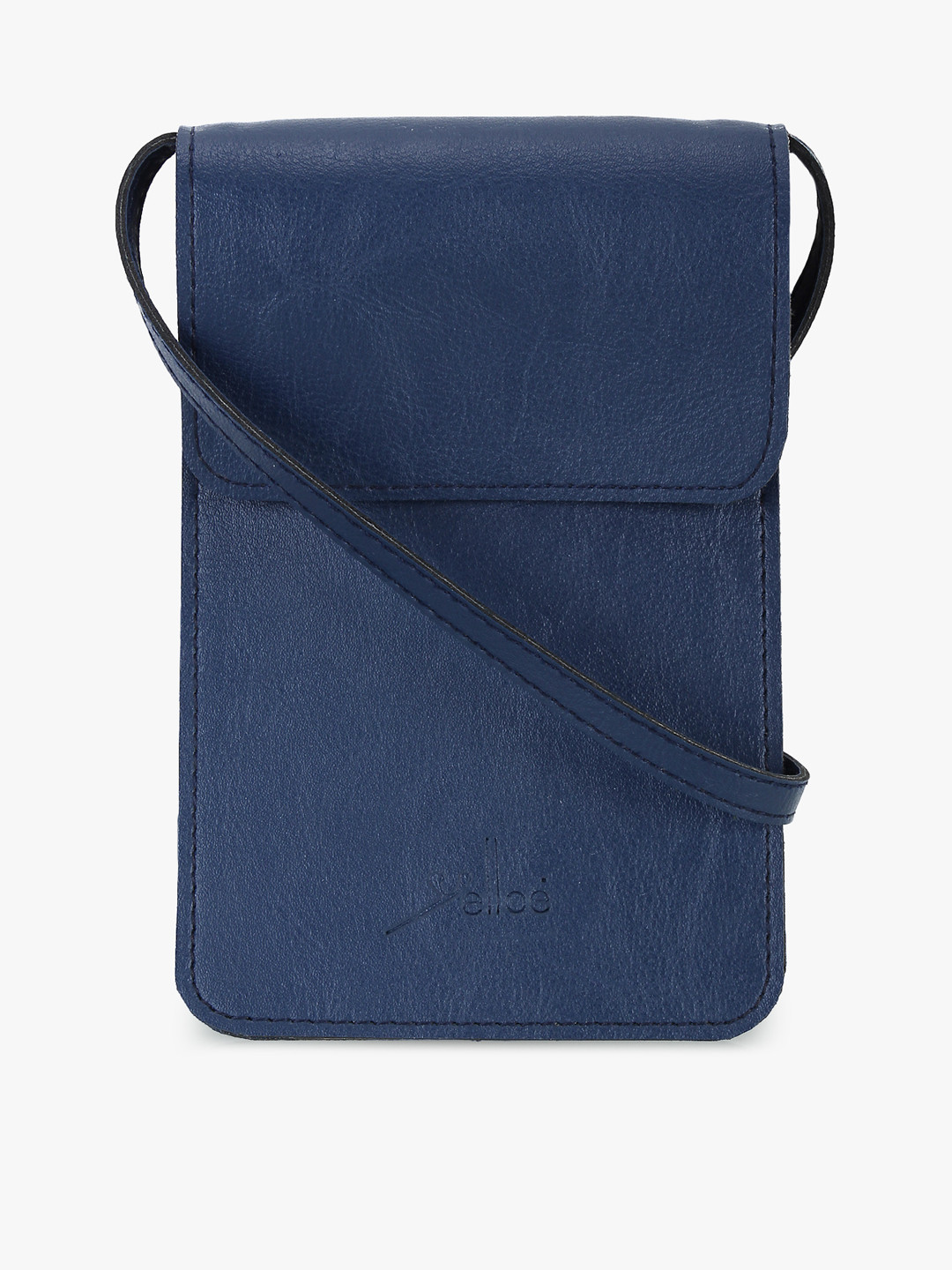 yelloe Blue Solid Sling Bag
