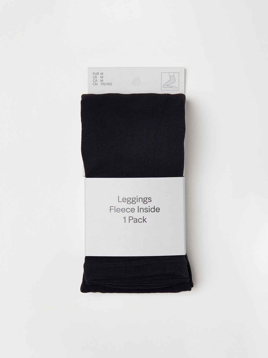 Buy H M Women Black Solid Fleece leggings Leggings for Women 10894460 Myntra