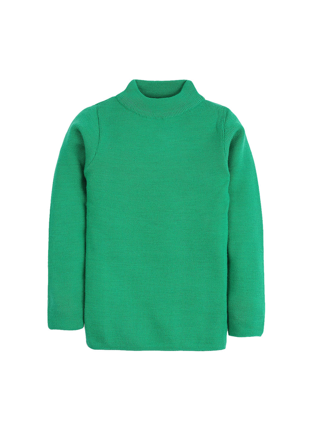 RVK Unisex Green Solid Sweater