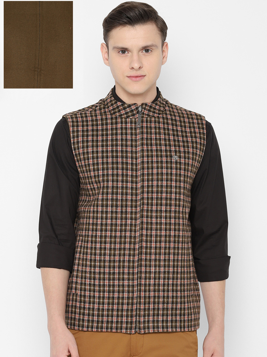 allen solly green jacket