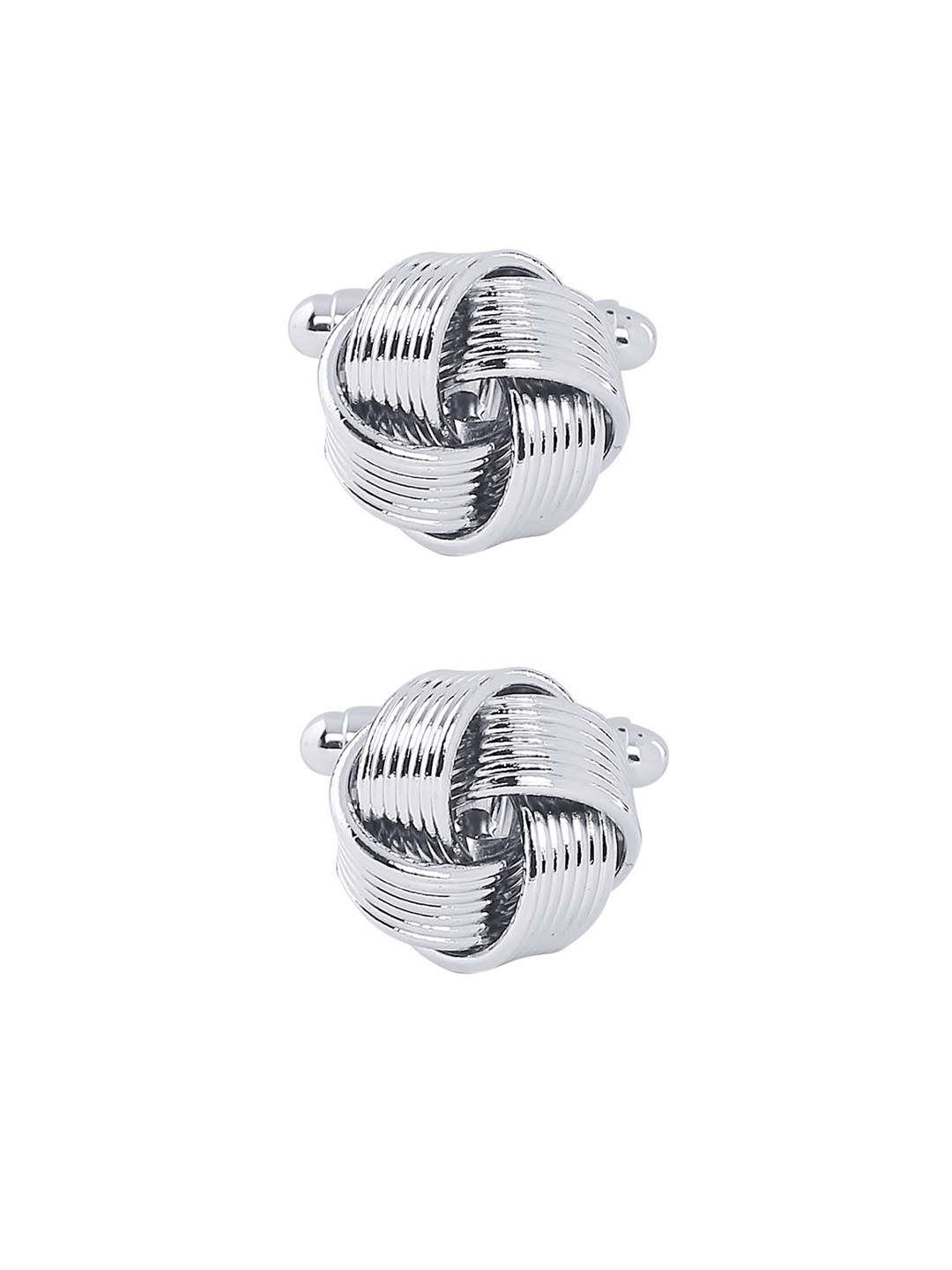 bodha Rhodium-Plated Quirky Cufflinks