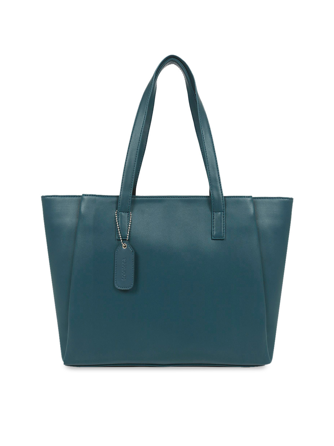 Toteteca Teal Blue Solid Shoulder Bag