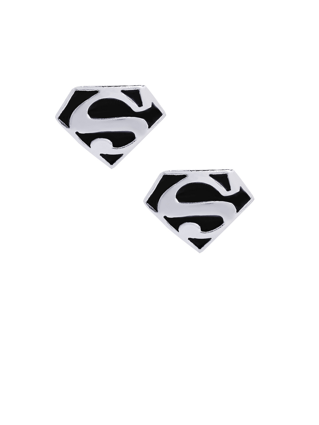 bodha Silver Plated Diamond Shaped Cufflinks