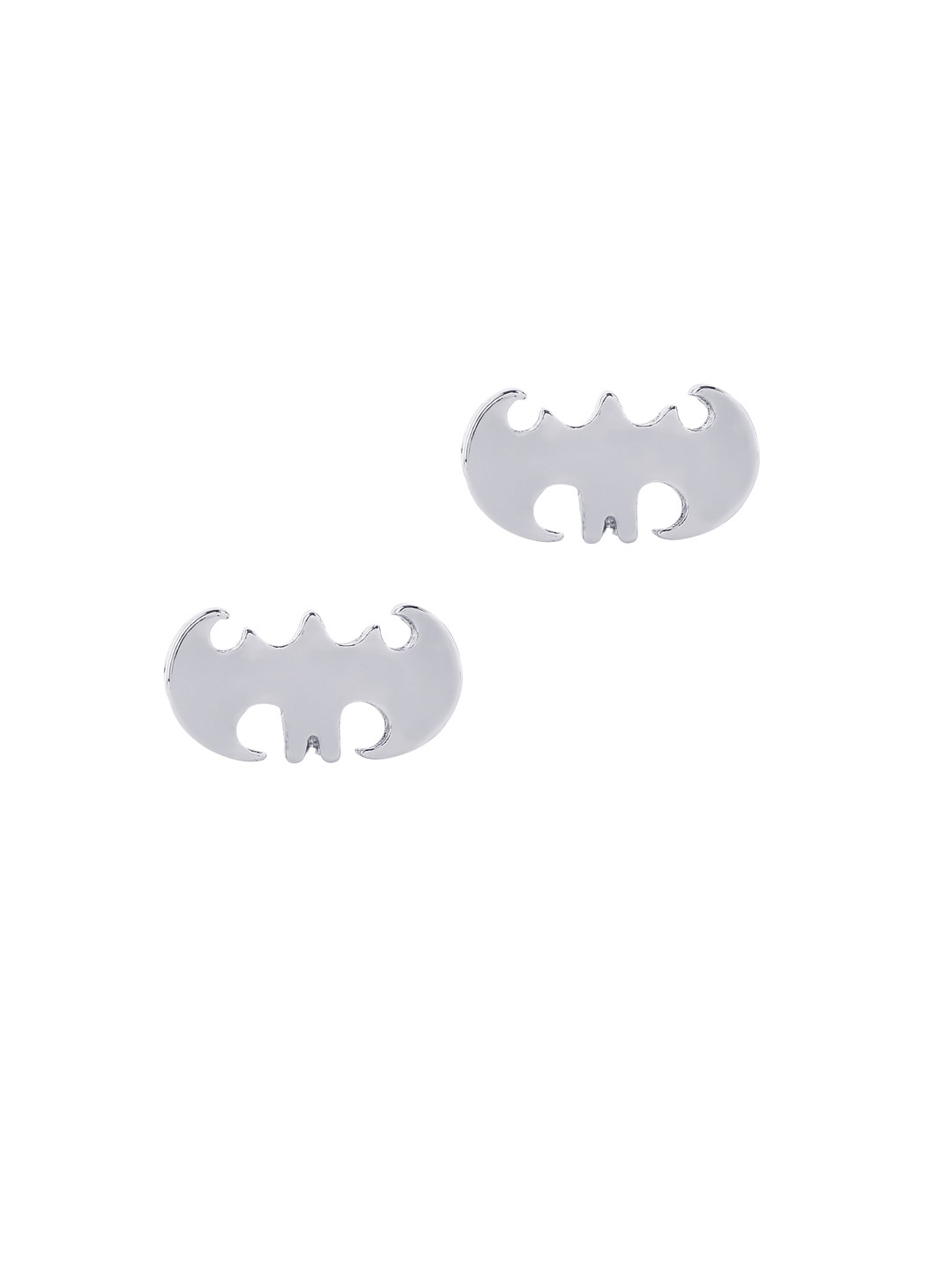bodha Rhodium-Plated Bat Shaped Cufflinks