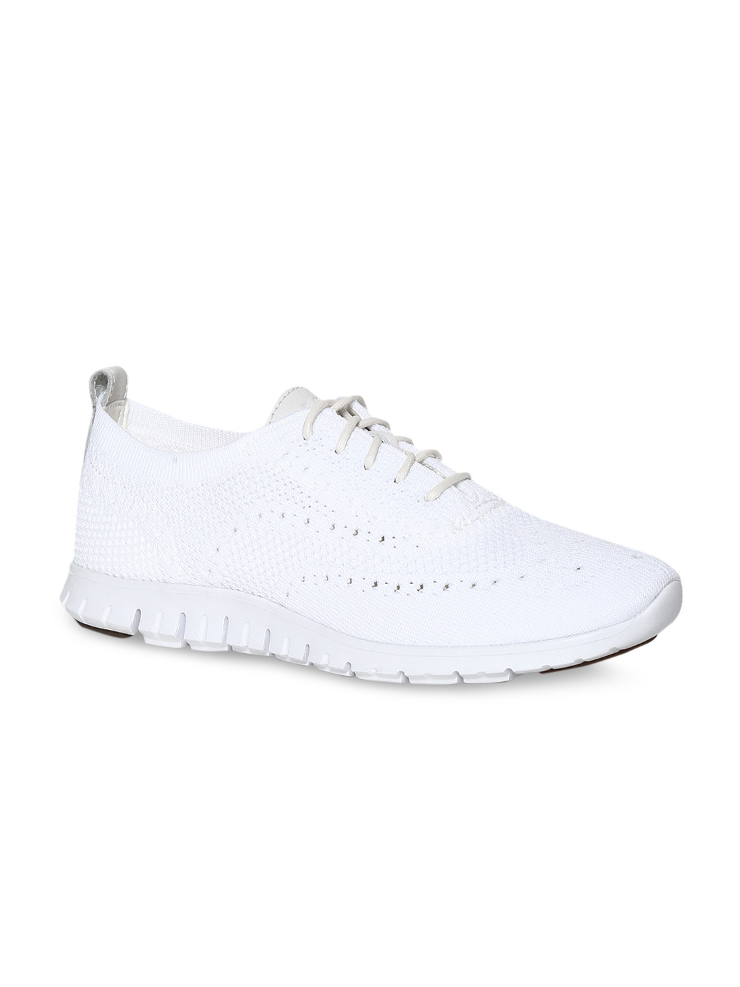 Cole Haan Women White ZeroGrand Stitchlite Oxford Sneakers