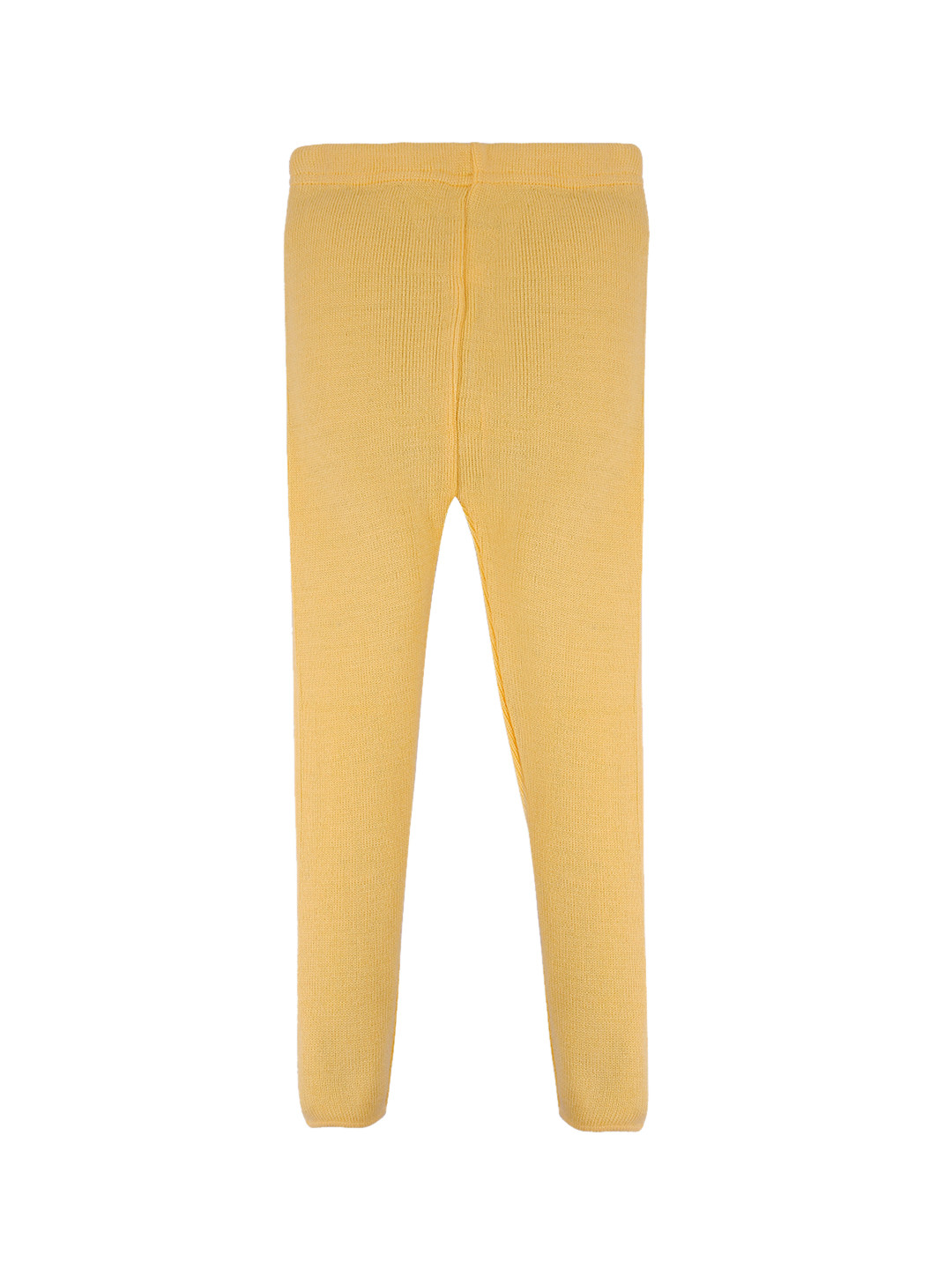 RVK Girls Gold-Coloured Solid Ankle-Length Leggings