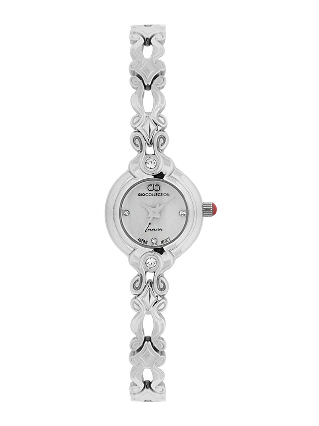 GIO COLLECTION Women Silver-Toned Analogue Watch G2132-11