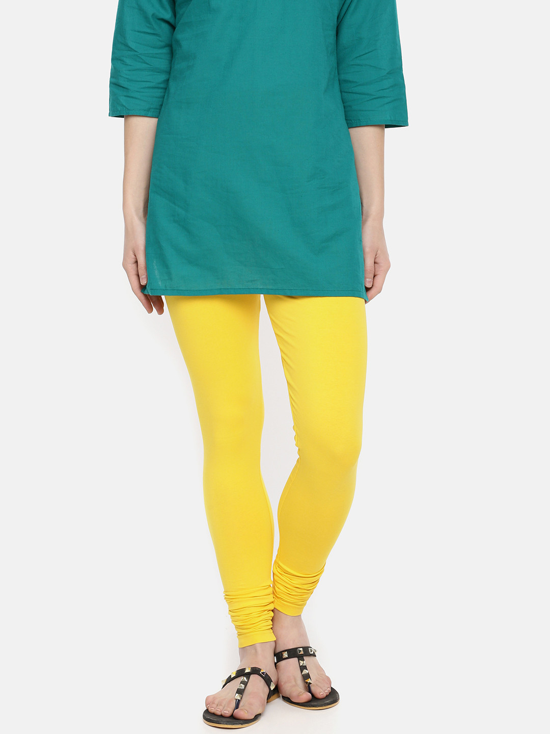 Dollar Missy Women Cotton Super Soft Full Length Churidar Leggings