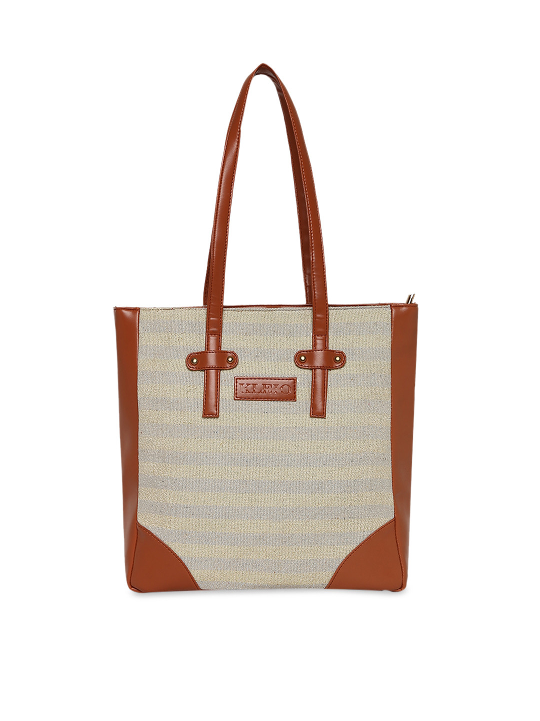 KLEIO Women Jacquard Weave Tote Bag