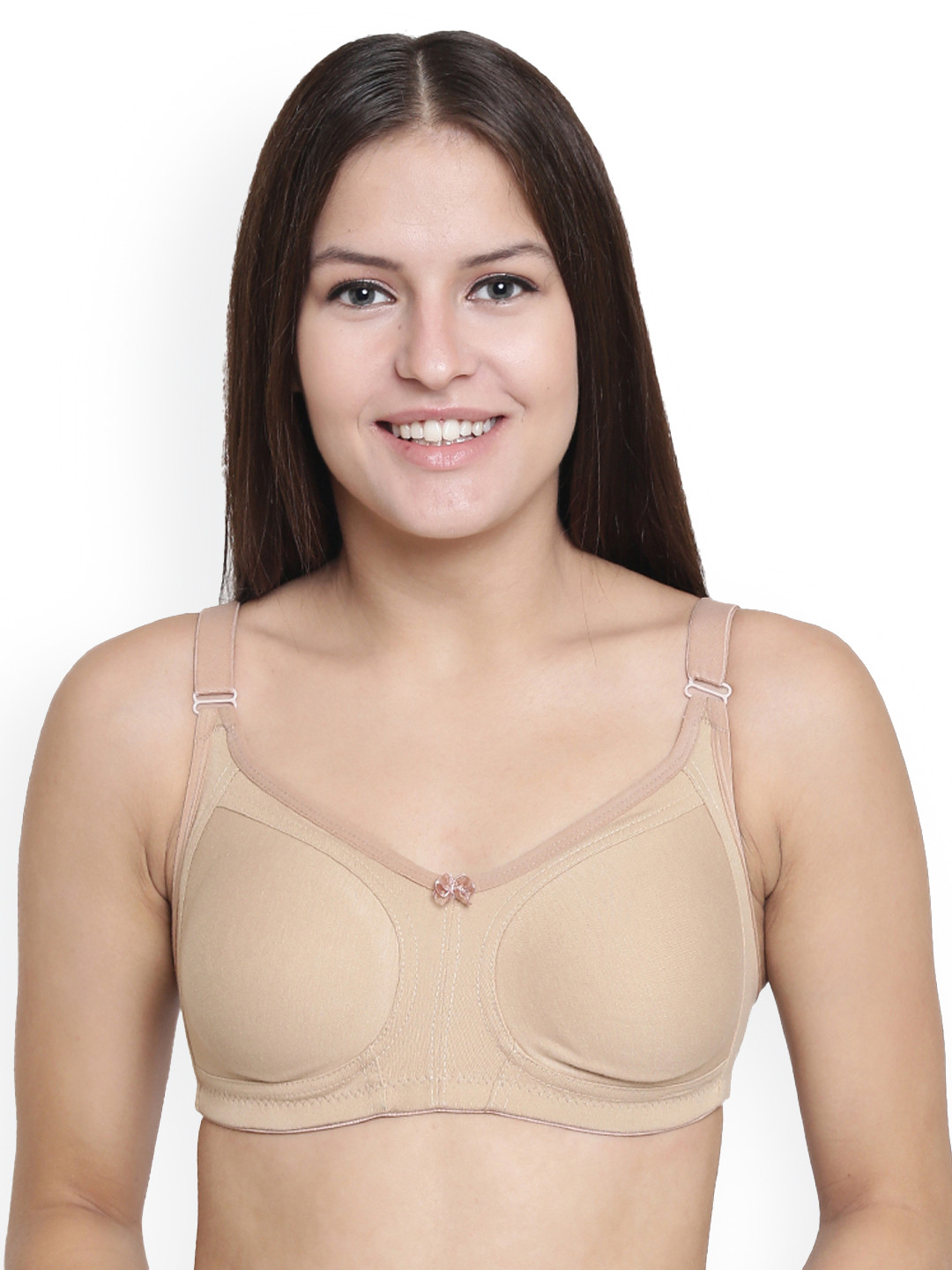 Floret Pack of 2 Minimizer Bra Non Padded Non-Wired Full Coverage Cotton Moulded Cups