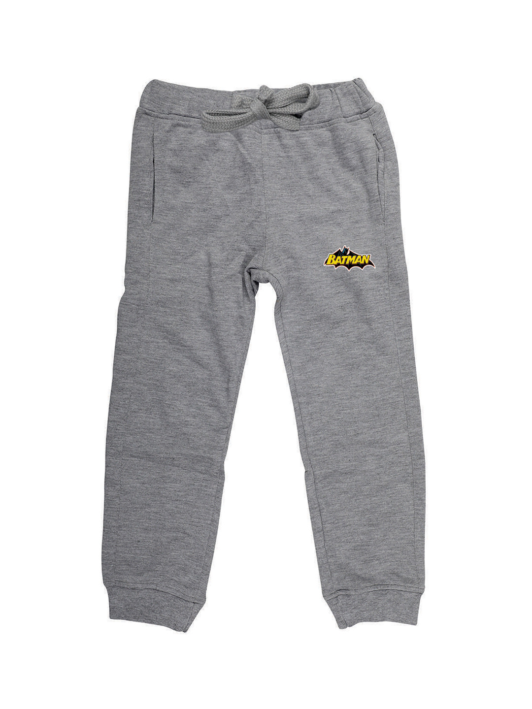 Batman Grey Melange Kids Joggers
