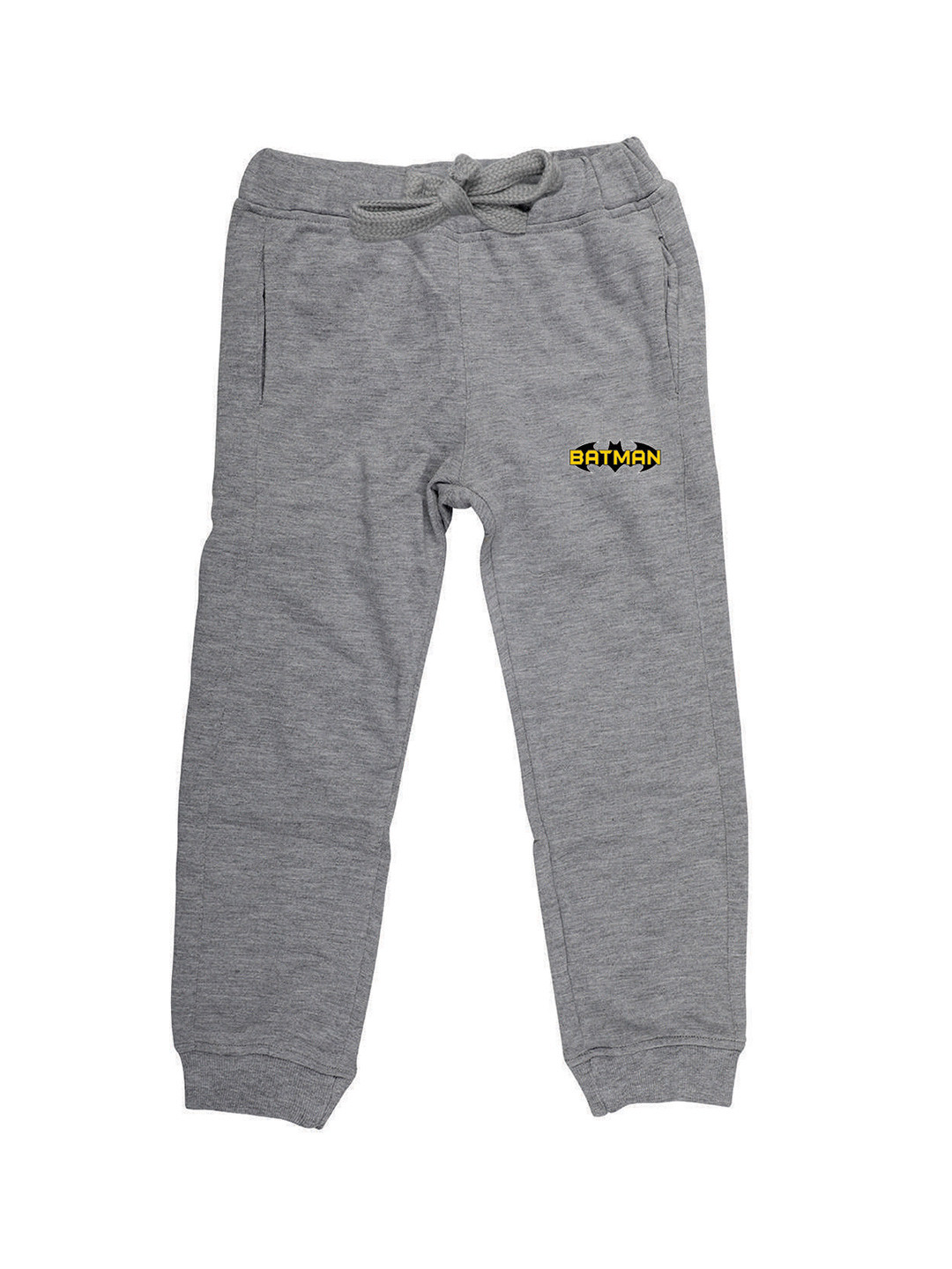 Batman Grey Melange Kids Joggers
