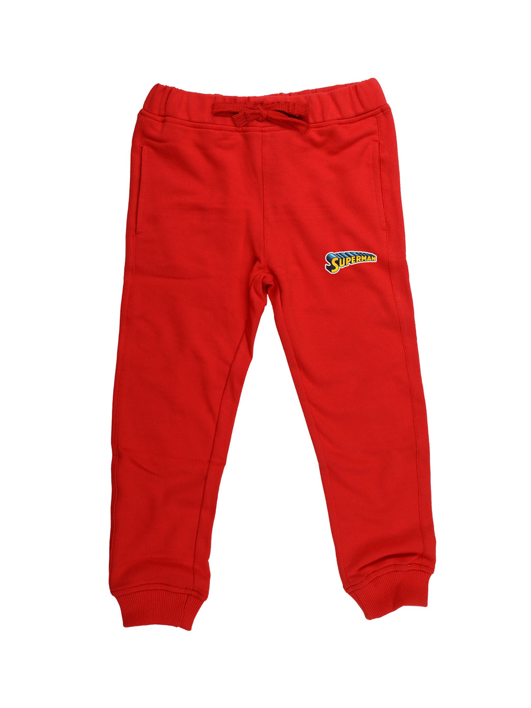 Superman Red Kids Solid Joggers
