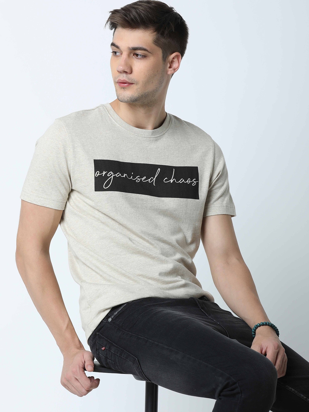 T shirt for shop men in myntra