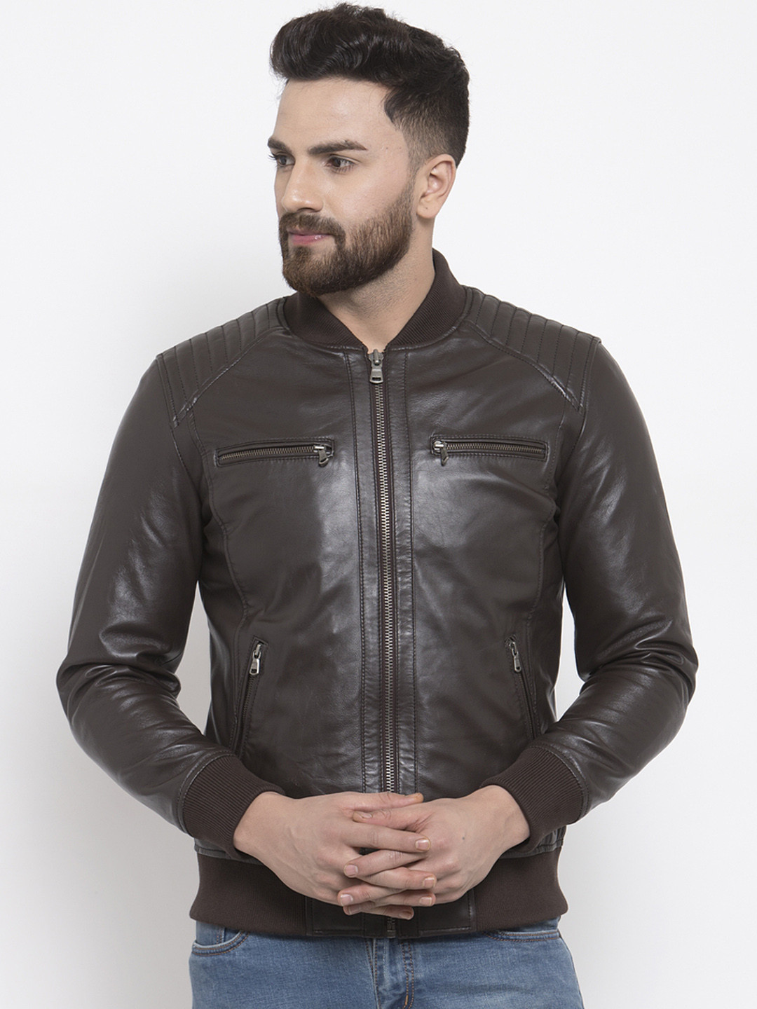 Lightweight Leather Jacket - Jackets 