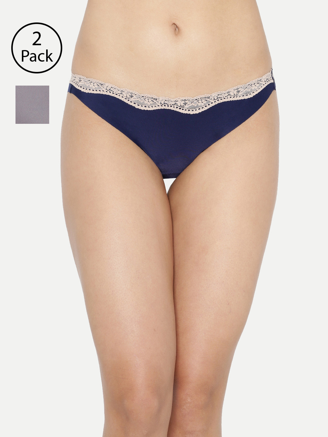 Triumph Stretty 124 Tanga Independent Everyday Lace Brief - Pack of 2