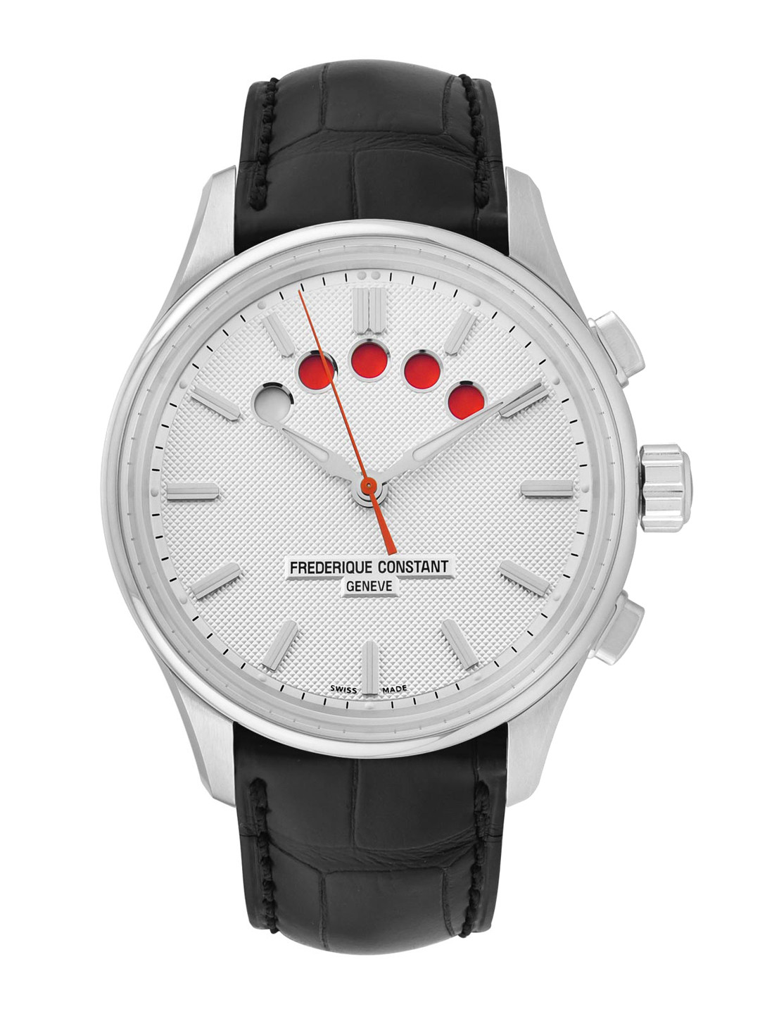 Frederique Constant Men Silver-Toned Analogue Watch FC-380ST4H6