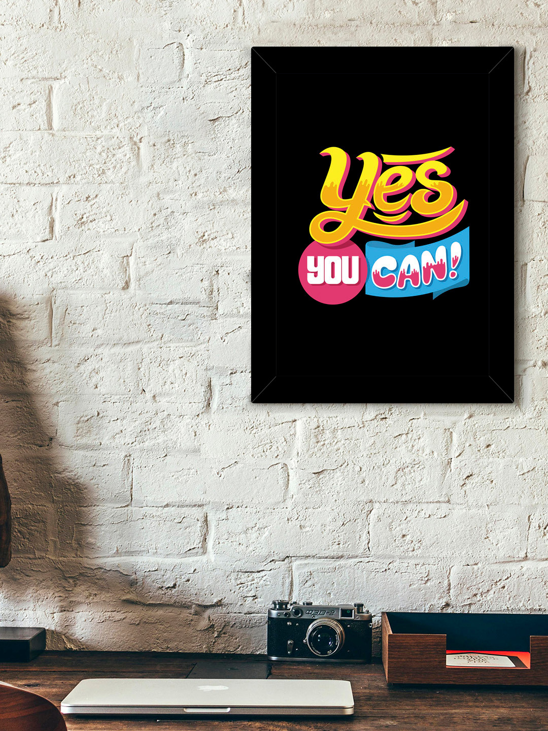 TIED RIBBONS Synthetic Fibre Wall Rectangle Paintings Wall Art -13.6 x 10.2 In