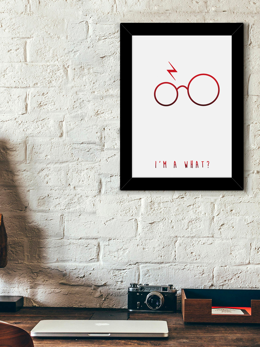 TIED RIBBONS Inspirational Synthetic Wood Wall Rectangle Paintings Wall Art -13.6 x10.2 In