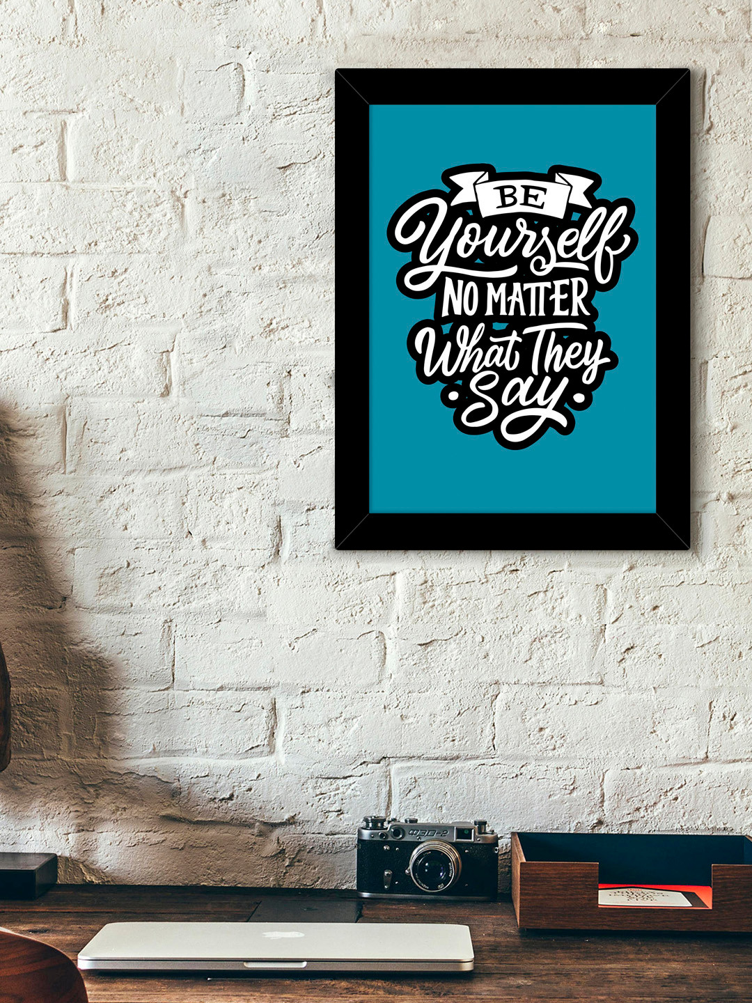 TIED RIBBONS Glass Wall Rectangle Paintings Wall Art - 14 x 10In