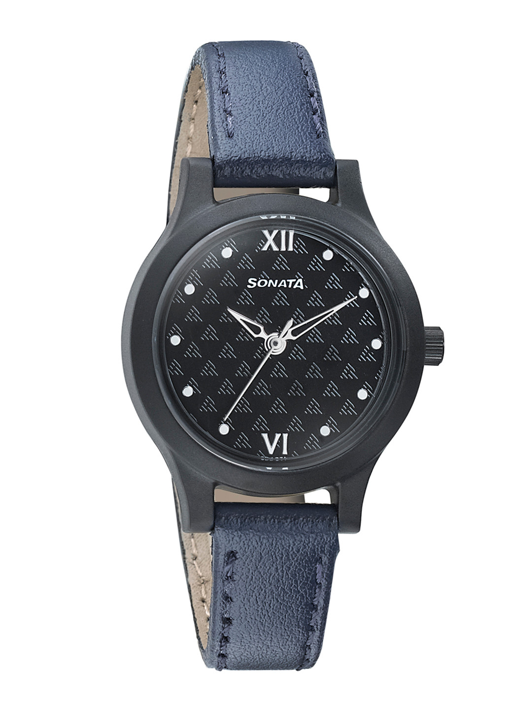 Sonata Ladies Essentials Women Black Analogue watch 87030PL02