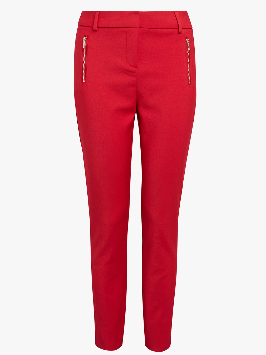 Buy Next Women Red Regular Fit Solid Cigarette Trousers  Trousers for  Women 2198463  Myntra