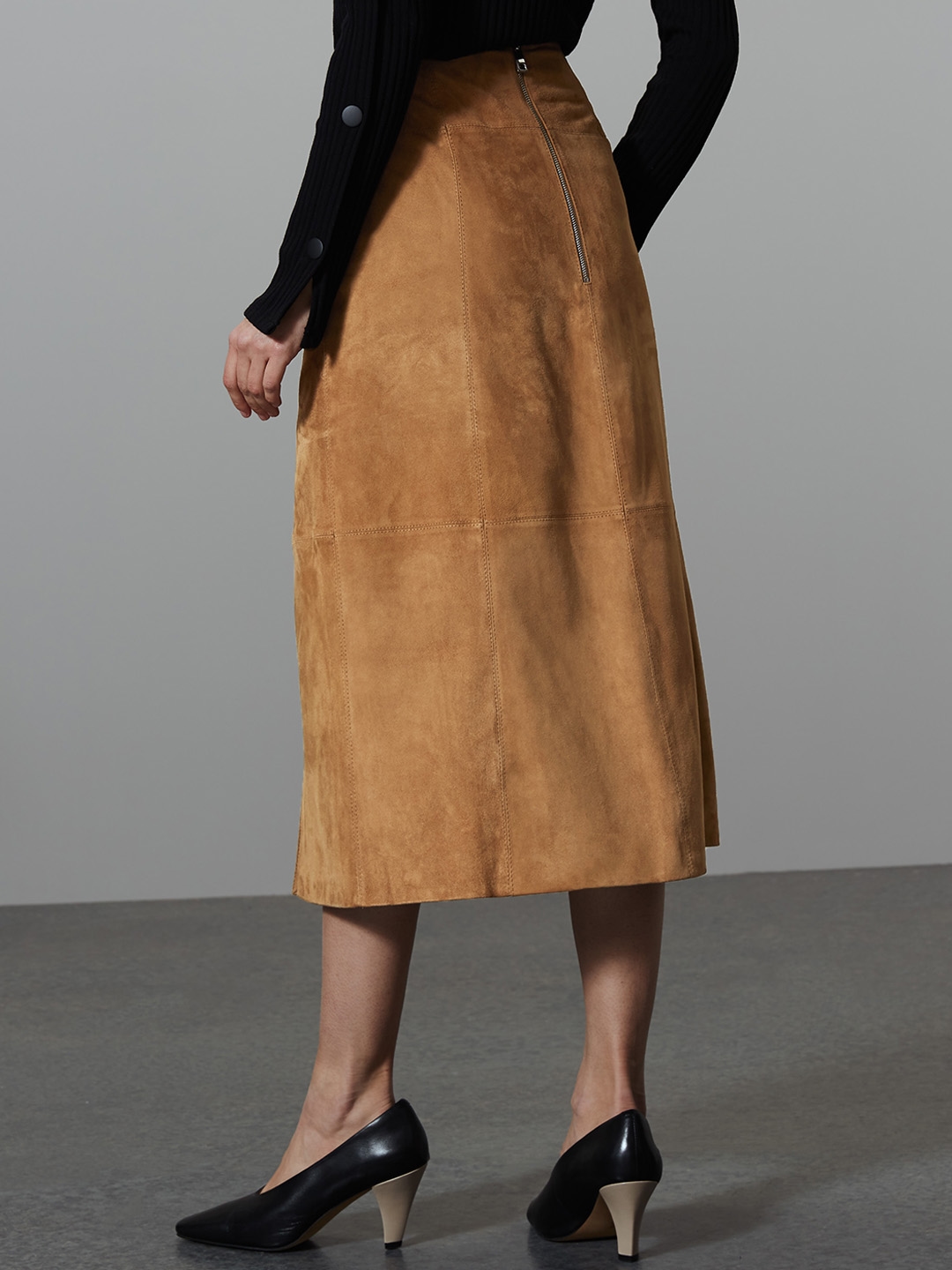 Faux Suede Midi Pencil Skirt  Woolworthscoza