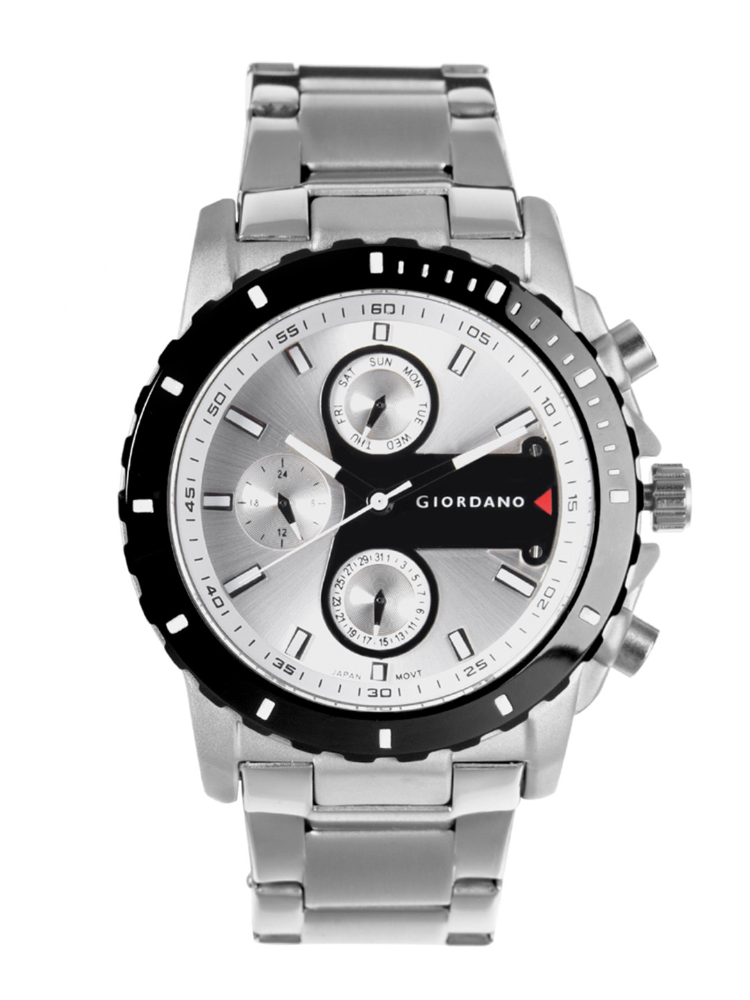 GIORDANO Men Silver-Toned Analogue Watch R1212-11