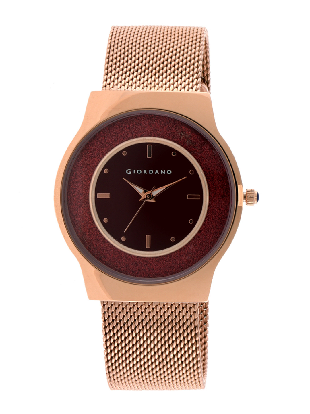 GIORDANO Women Black Analogue Watch R4008-44