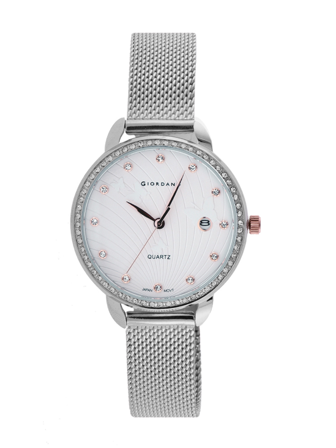 GIORDANO Women White Analogue Watch R4002-11