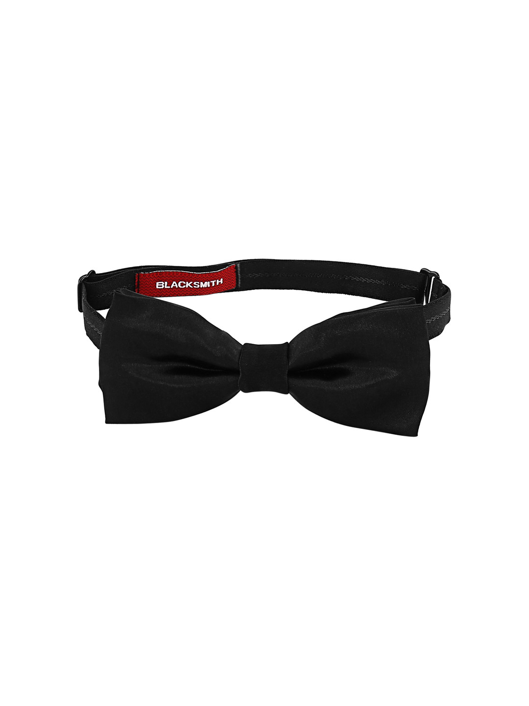 Blacksmith Black Solid Bow Tie