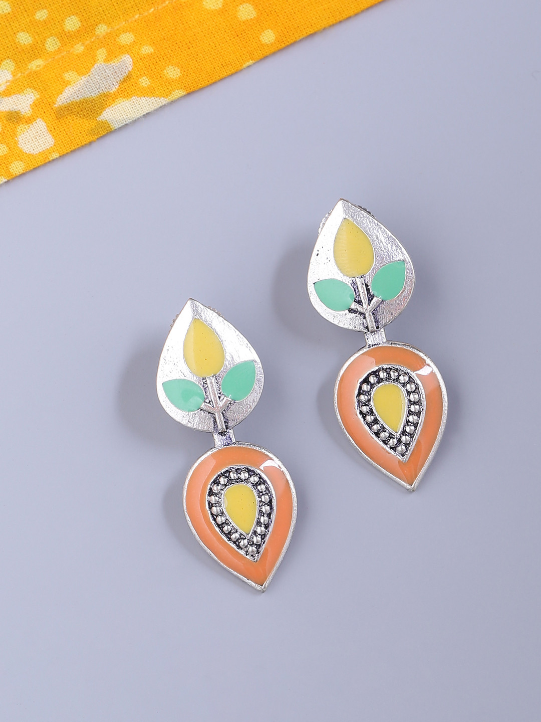 Bagh E Fiza Floral Design Earrings