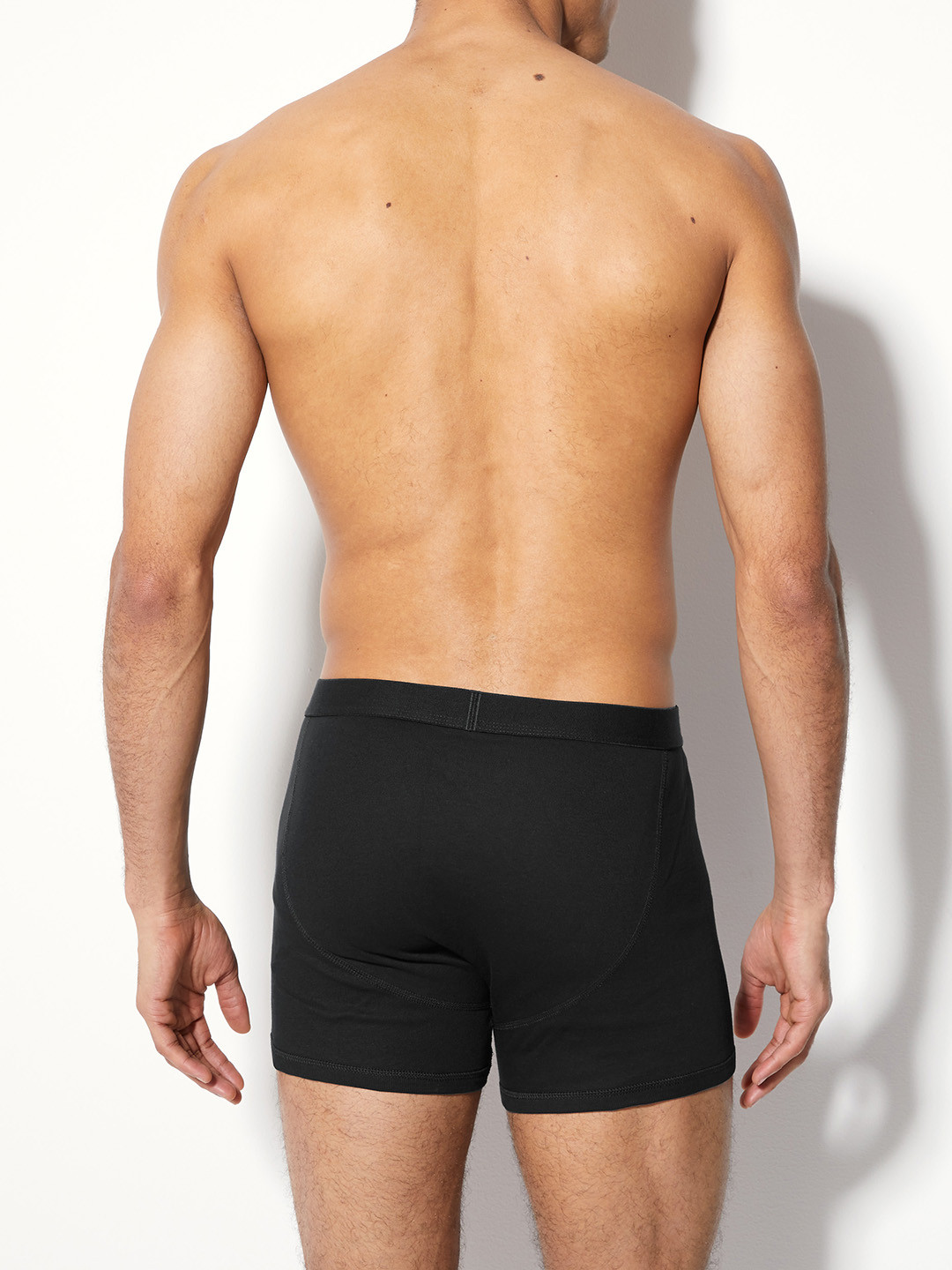 Marks & Spencer Men Pack of 5 Solid Boxer Briefs T144843FBLACK