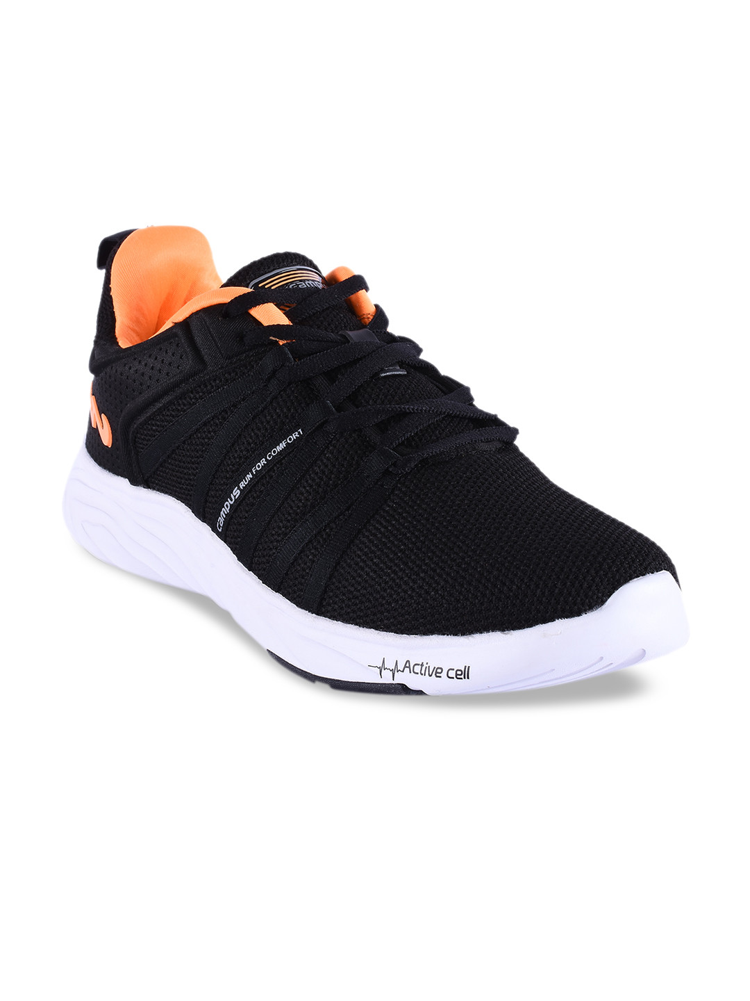Campus Men WYNK Black Running Shoes
