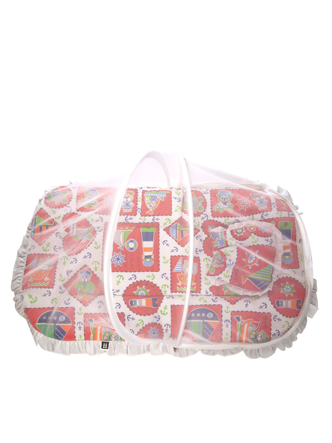 MeeMee Kids White & Red Mattress Set