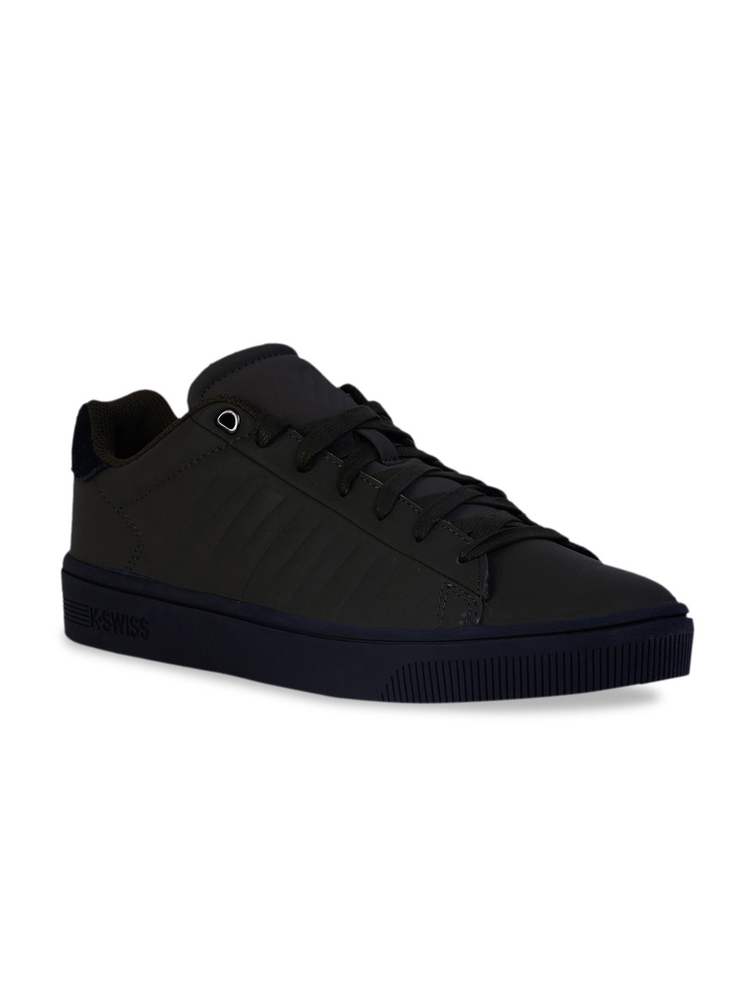 Buy K SWISS Men Olive Green Leather Sneakers Casual Shoes for Men 9378191 Myntra