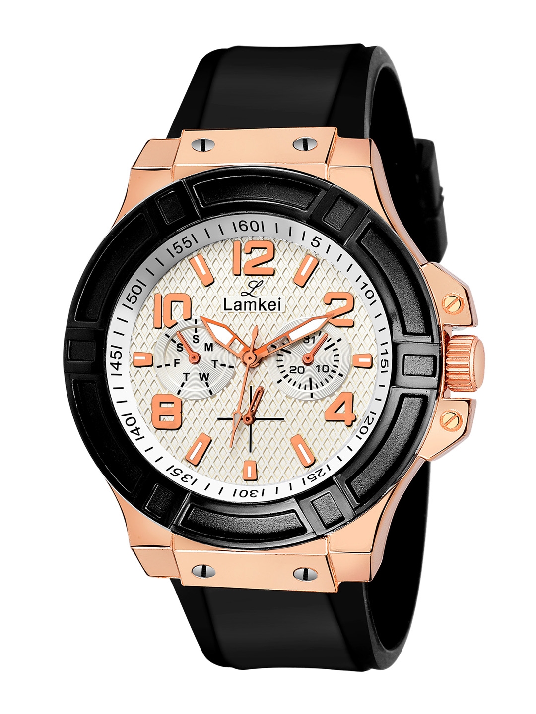 Buy Lamkei Men Off White Analogue Watch LAM 1061 Watches for Men