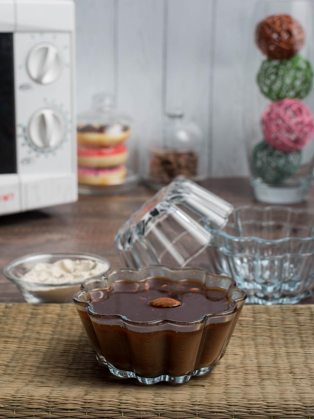 Pasabahce Set of 4 Transparent Borcam Round Glass Cake Dish 250ML