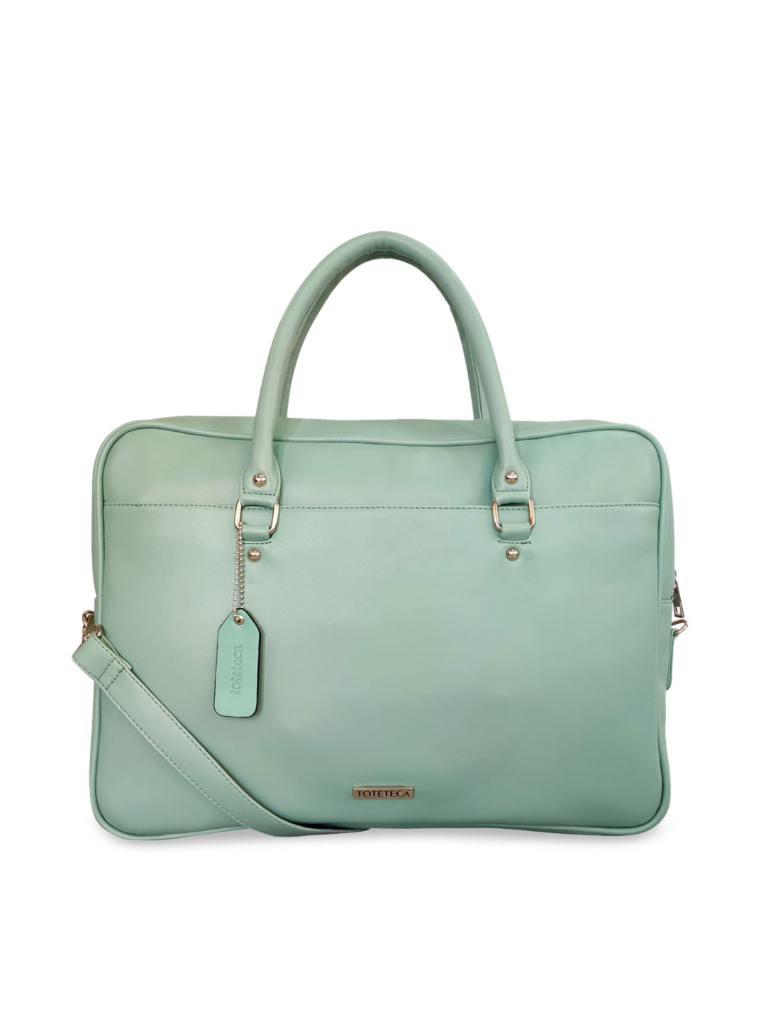 Toteteca Unisex Green Laptop Bag