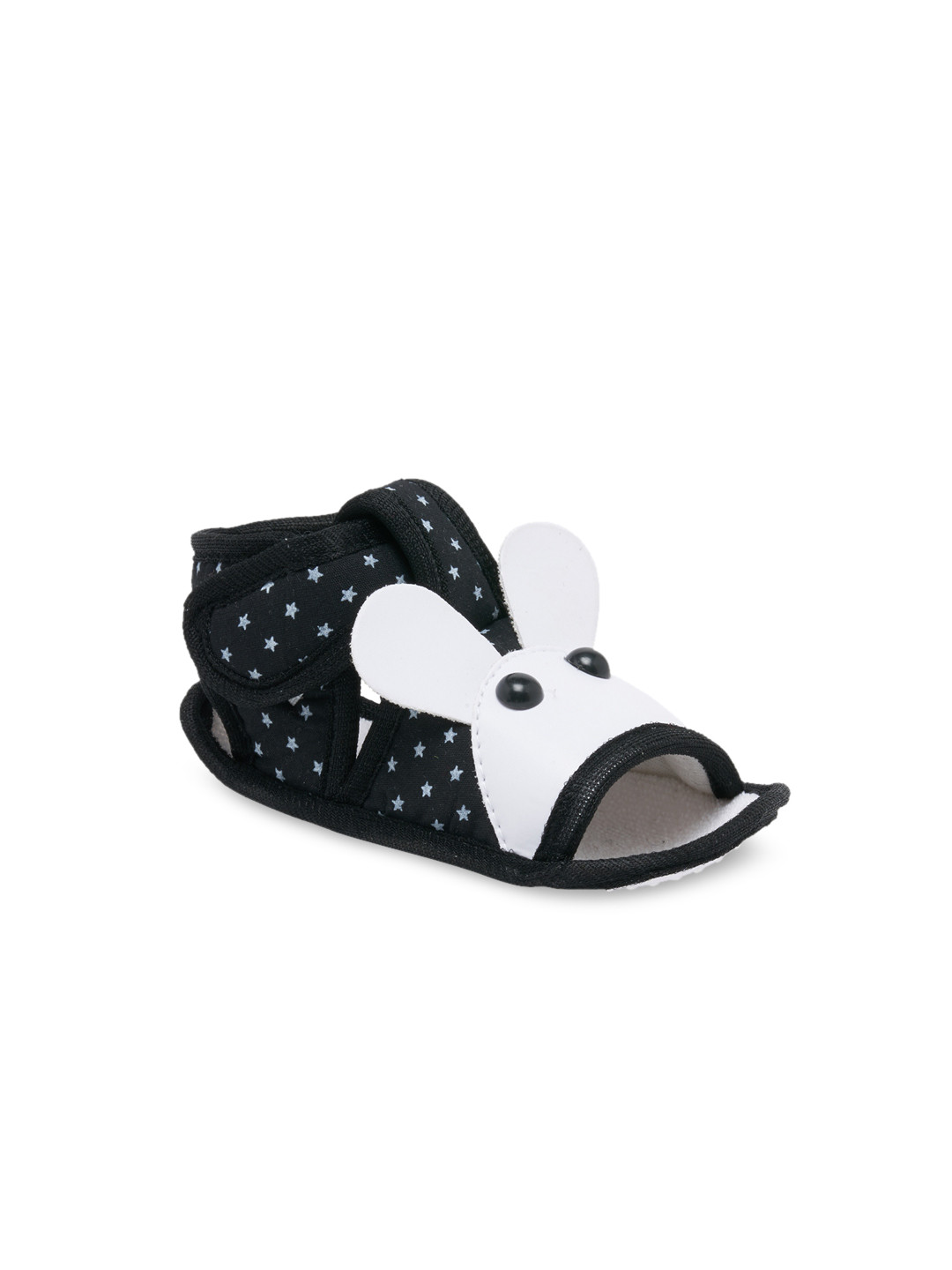 CHiU Kids Blac & White Printed Booties