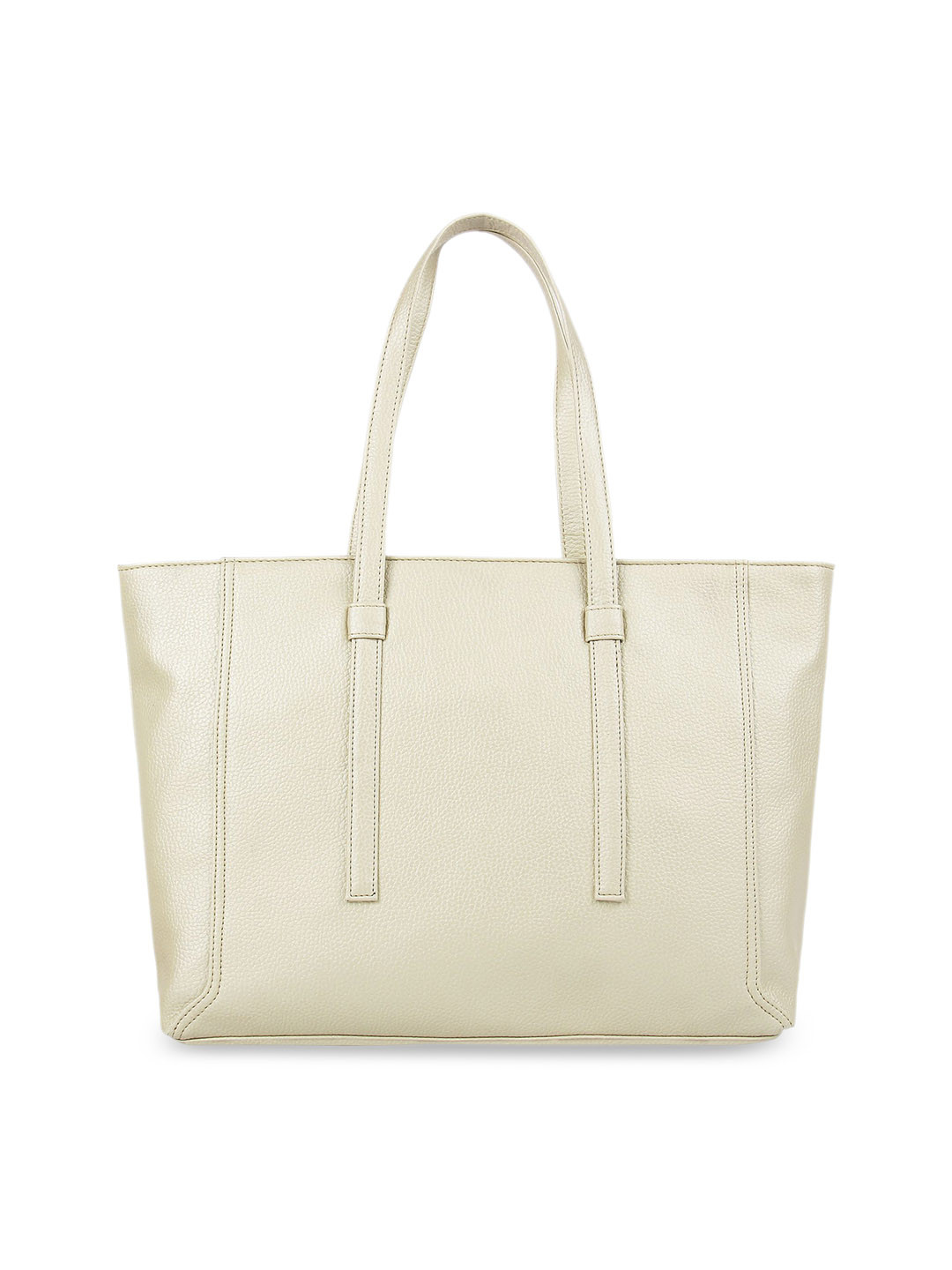 Toteteca Off-White Solid Shoulder Bag