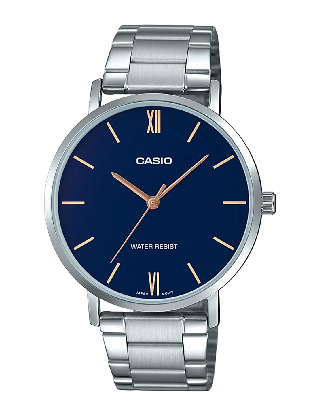 CASIO Enticer Men Blue Dial Analog Watch MTP VT01D 2BUDF A1613